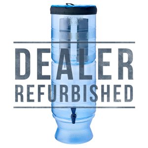 Dealer refurbished berkey light system in blue BPA-free plastic